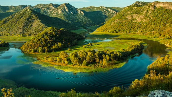 River Crnojevica National Park - Skadar Lake in Montenegro